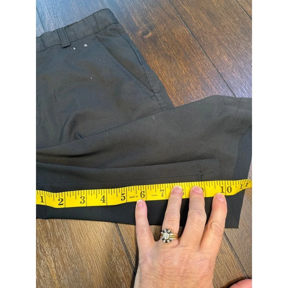 Nike Golf Shorts Kids Medium‎ Black Performance Adjustable Waist 452602-010
